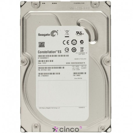 Disco Rídigo Seagate Constellation 1TB, SATA, 64MB