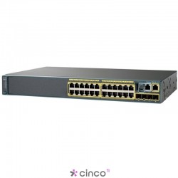 Switch CISCO Catalyst 2960X 24 Gigabit PoE 370W - Lan Base