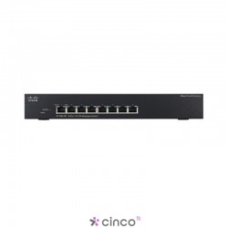 Switch Gerenciável Cisco SF300-8 - 8 portas 10/100