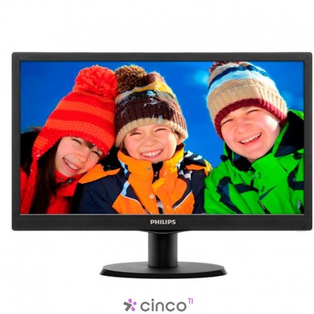 Monitor LED Philips 15,6" 163V5LSB23