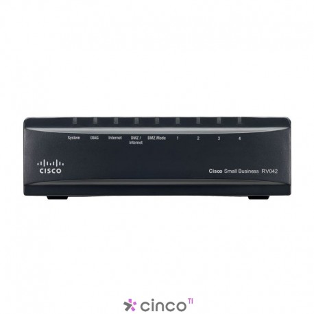 Roteador Cisco com 2 portas Ethernet