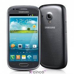 Smartphone Samsung Galaxy S III Mini Grafite, Dual Core 8GB 4" Android 4.1 Wi-Fi N USB 5MP/VGA GT-I8190MBLZTO 