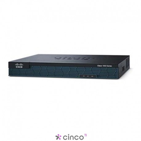 Roteador Cisco, 2 Portas WAN Gigabit, CISCO1905BR/K9