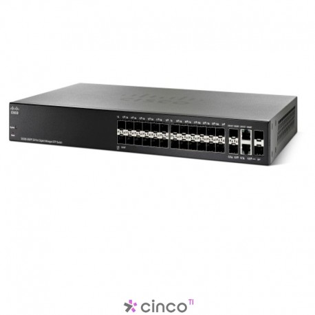 Swith Cisco, gerenciável, SG300-28SFP-K9-NA