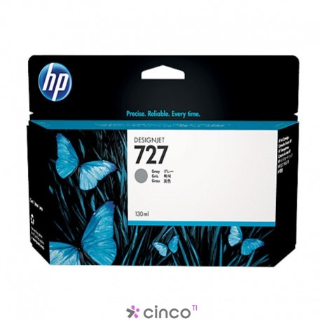 Cartucho de Tinta HP UK Cinza 727 130ml, B3P24A