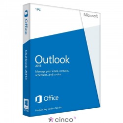 Licença perpétua Open Microsoft Outlook 2013 543-06057