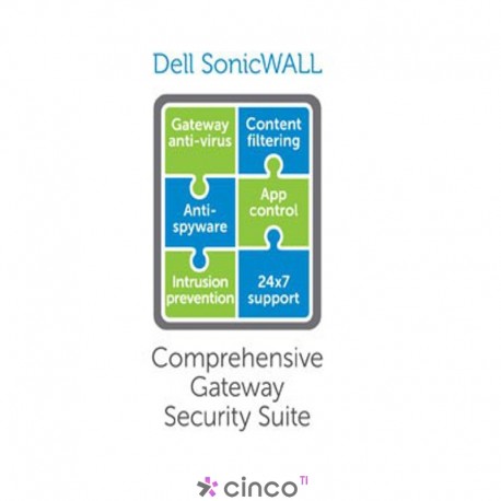 Licença Dell Sonicwall, 1 ano, 01-SSC-0018