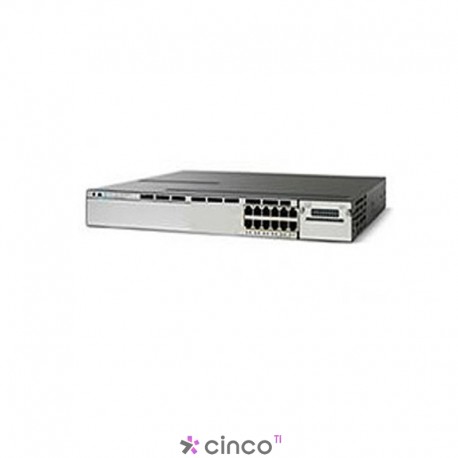 Switch Cisco Catalyst 3750X, 12 Portas, WS-C3750X-12S-S