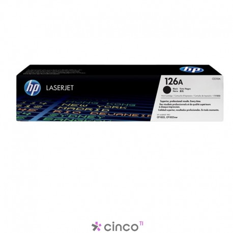 Cartucho de Toner HP 126A, Preto, CE310AB