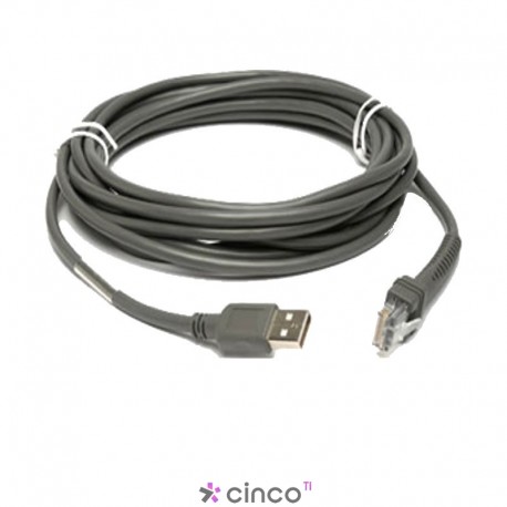 Cabo Motorola USB para Leitor de Código de Barras, CBA-U10-S15ZAR