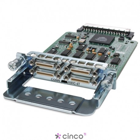Módulo Cisco para roteador, 4 portas, HWIC-4T
