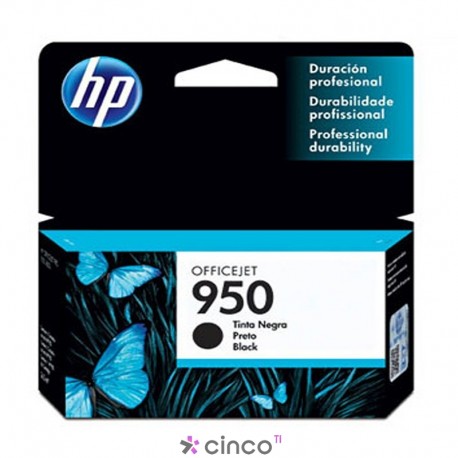 Cartucho de tinta HP Officejet 950 Preto, CN049AL 
