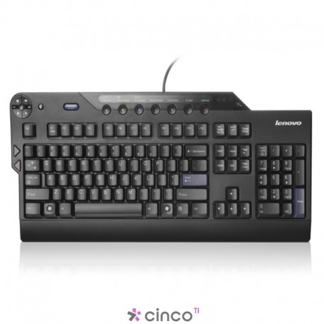 Teclado Lenovo, Usb, inglês, 73P2620