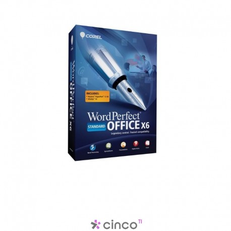 Corel WordPerfect Office X6 Standard Mini-Box Upgrade, Inglês, WPX6STDEMBUAM