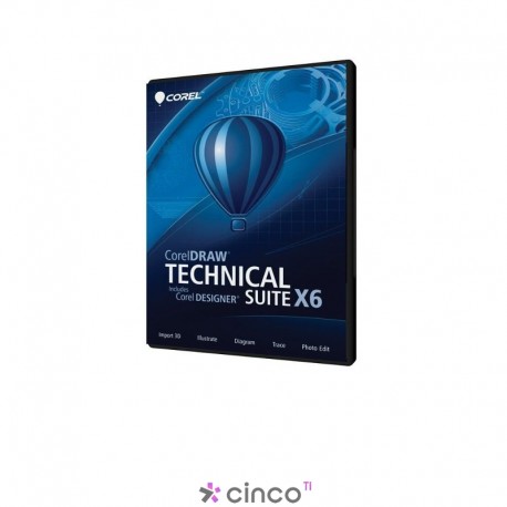 Licença CorelDRAW Technical Suite X6 (usuário único), Inglês, LCCDTSX6ML1