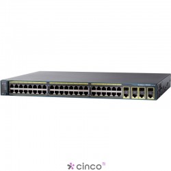 Switch Cisco Catalyst 2960 48 10/100 PoE + 2 1000BT +2 SFP LAN Base Image