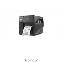 Impressora de Etiquetas Zebra ZT220, 152mm/s, 300 DPI, USB/Serial/Paralela, Com CUTTER e Bandeja, ZT22043-T2A100FZ   