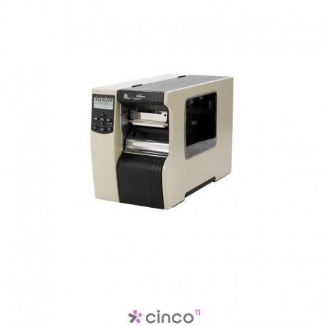Impressora de Etiquetas Zebra 110Xi4, 203 DPI, USB/Serial/Paralela/ETHERNET 10/100, 64MB, 14"/s, 112-80A-00010