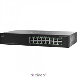 Switch Gigabit 16 portas Cisco SMB SR2016T (16 x Gigabit)