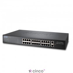 Switch 24-Port 10/100Mbps+ 2-Port Gigabit Ethernet 