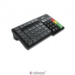 Teclado Gertec TEC-55 PS2 Preto, 004.0799.1