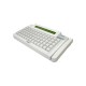 Teclado Gertec TEC-65 PS2, Display, Branco, 004.0646.8