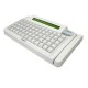 Teclado Gertec TEC-65 PS2, Leitor 2, Branco, 004.0643.7