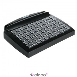 Teclado Gertec TEC-E66 PS2, Leitor 2, Preto, 004.0793.9