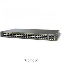 Switch Cisco Catalyst 2960 48 portas 10/100 WS-C2960-48TC-L