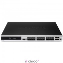  Switch Gigabit com gestão L3 SFP xStack com 24 portas incluindo 4 portas combo a 10/100/1000Base-T DGS-3627G