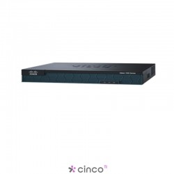 Roteador Cisco, 2 LAN 10/100/1000, 1 WAN 10/100/1000, CISCO1905BR-SEC/K9