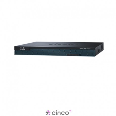 Roteador Cisco 256MB, 2lan 10/100/1000, CISCO1905BR-SEC/K9
