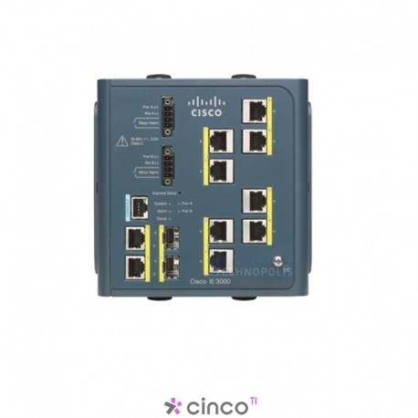 Switch Cisco, 4 portas 10/100, IE-3000-4TC