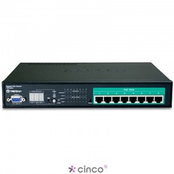 Switch PoE Inteligente Web 8 portas