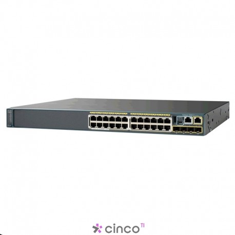 Switch Cisco Catalyst 2960 24 portas WS-C2960S-48LPSBR