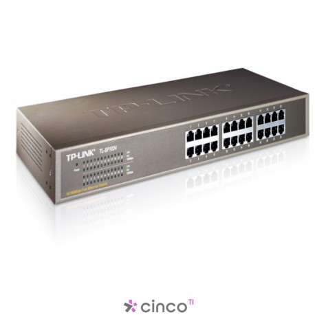 Switch TP-link Montável em Rack de 24 portas 10/100Mbps, TL-SF1024