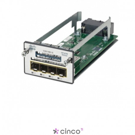 Módulo de Expansão Cisco 4 portas SFP/SFP, C3850-NM-4-1G