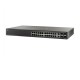 Switch Cisco, 24 portas 10/100/1000, empilhável, gerenciável, SG500X-24-K9-NA