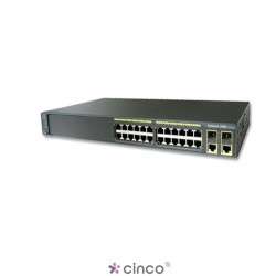 Switch Cisco 24 portas 10/100, WS-C2960+24TC-L