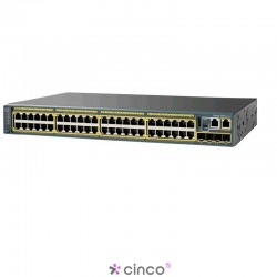 Switch Cisco 48 portas 10/100, gerenciável, WS-C2960-48TT-L 