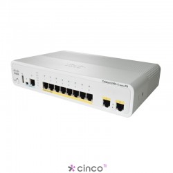 Switch Cisco, 8 portas 10/100, gerenciável, WS-C2960C-8TC-L