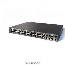 Switch Cisco 48 portas 10/100/1000, WS-C2960G-48TC-L 