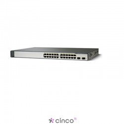 Switch Cisco Catalyst 3750V2 24 10/100 PoE + 2 SFP, WS-C3750V2-24PS-S