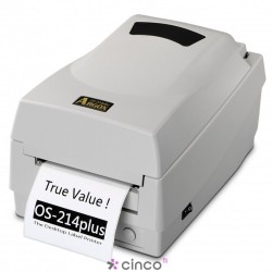 Impressora de Etiquetas Argox, USB, 203 DPI, De 1,5 pol/s a 3 pol/s, OS-214TT PLUS