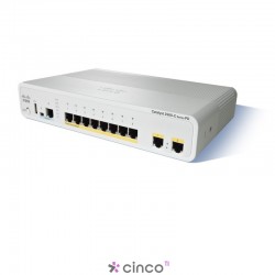 Switch Cisco, gerenciável, 8 portas 10/100, WS-C2960CPD-8PT-L