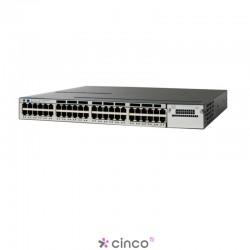 Switch Cisco Catalyst, 48 portas 10/100/1000, 4 sfp, WS-C2960X-48FPS-L