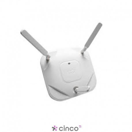 Ponto de Acesso Cisco, 802.11 A/G/N, Dual band (2,4 e 5 GHz), AIRCAP1602E-TK9BR