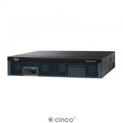Roteador Cisco, 3 portas Wan 10/100/1000, CISCO2921/K9