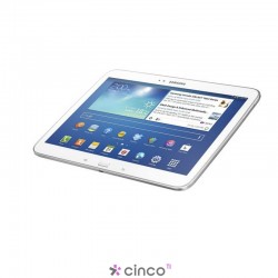 Tablet Galaxy Tab 3, 10.1" 16GB Android 4.2 Wi-Fi Branco, Dual Core (1.6GHz), 3.0 MP, GT-P5210ZWPZTO