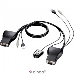 Chaveador D-Link 2 Portas VGA USB, KVM-222